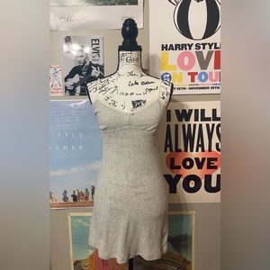 Forever 21 Gray Lace Mini Dress